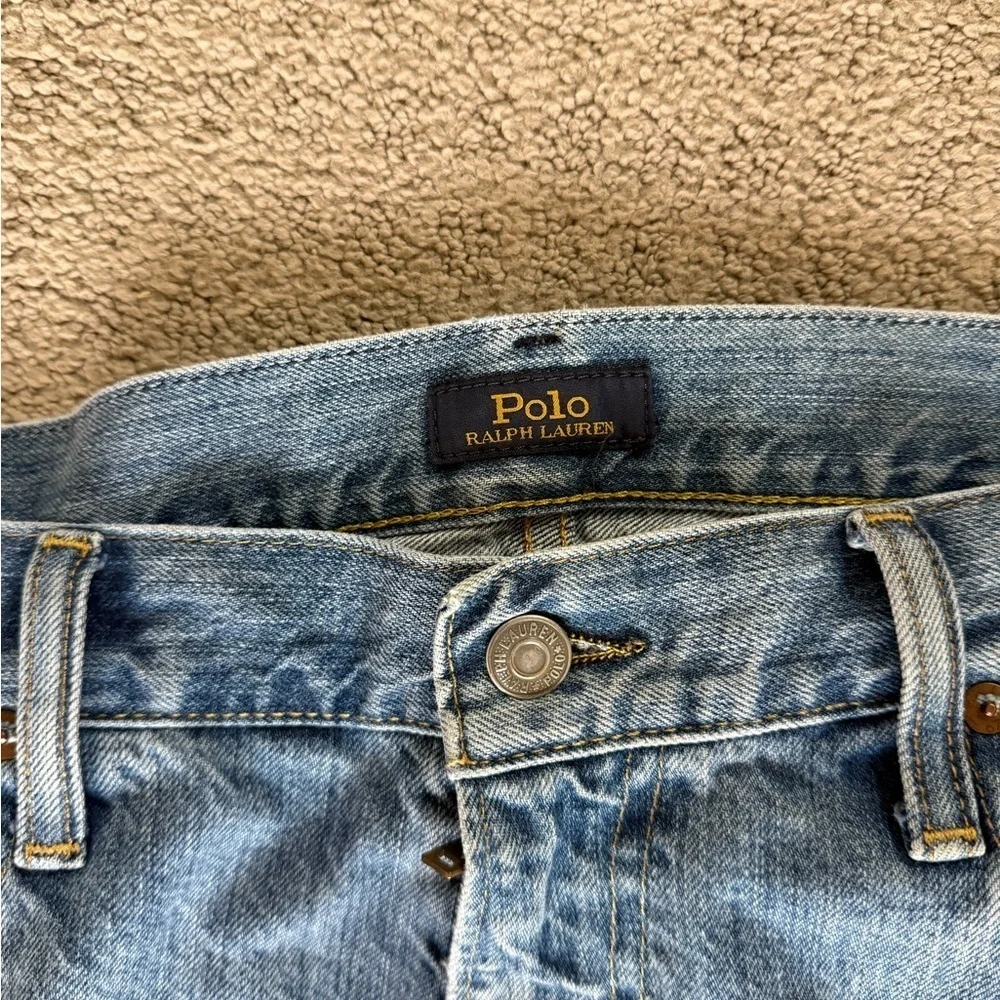 Ralph Lauren Men's Denim Blue Hampton Straight Jeans